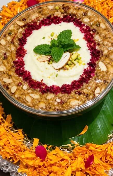Makhana praline shreekhand