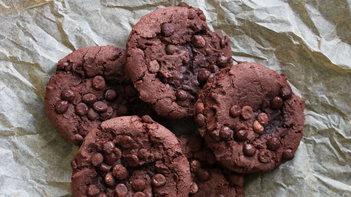 Easy Double Chocolate Chip Cookies Recipe - Chewy & Fudgy Homemade Cookies