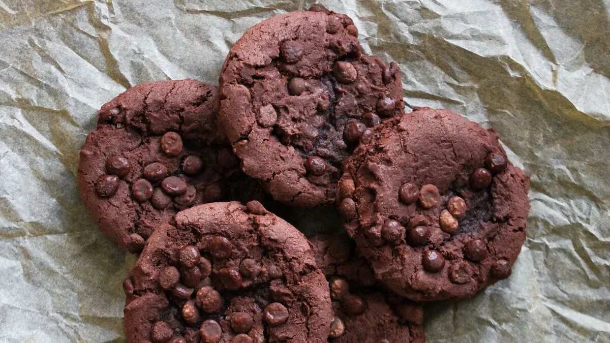 Easy Double Chocolate Chip Cookies Recipe - Chewy & Fudgy Homemade Cookies