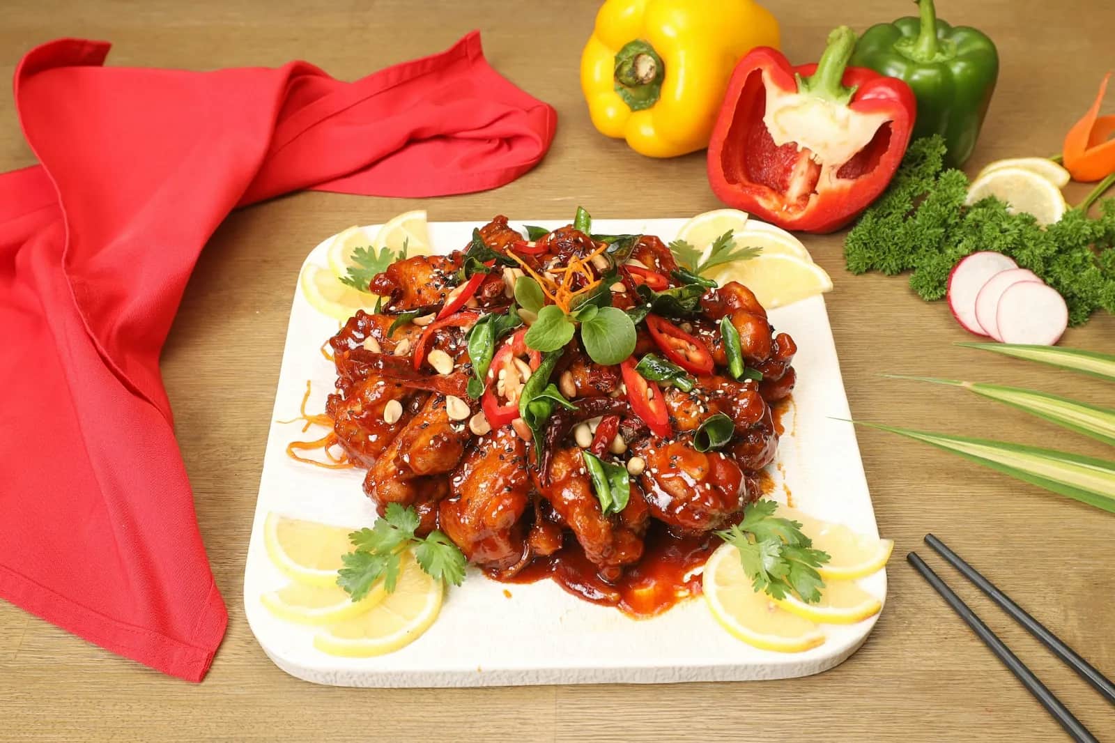Making Tangra-Style Chilli Chicken