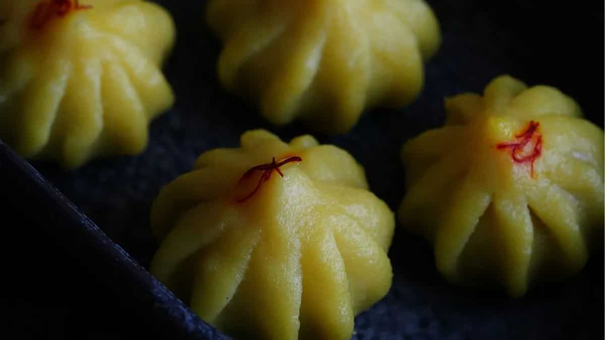 Make Mawa Modak With Khoya And Nuts For Ganpati Bhog