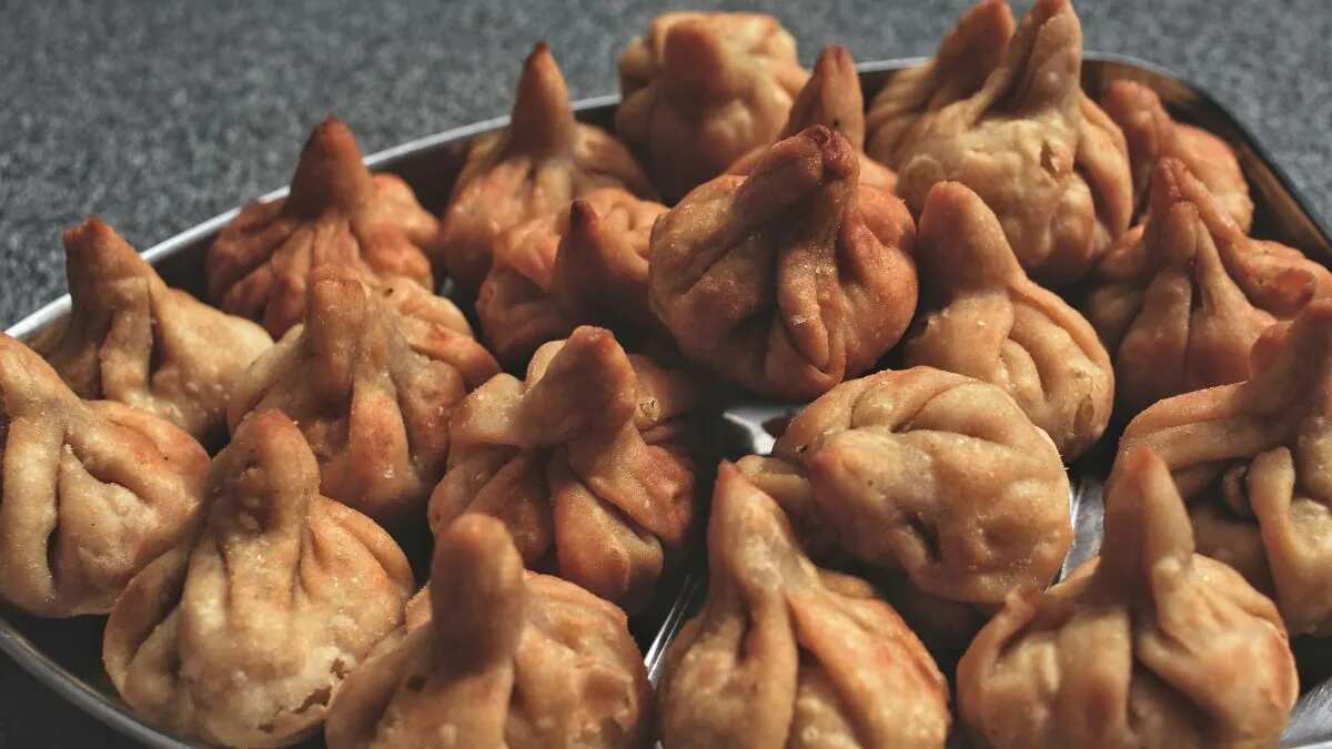 Crispy Fried Modaks For Ganesh Chaturthi With A Sweet Coconut Filling