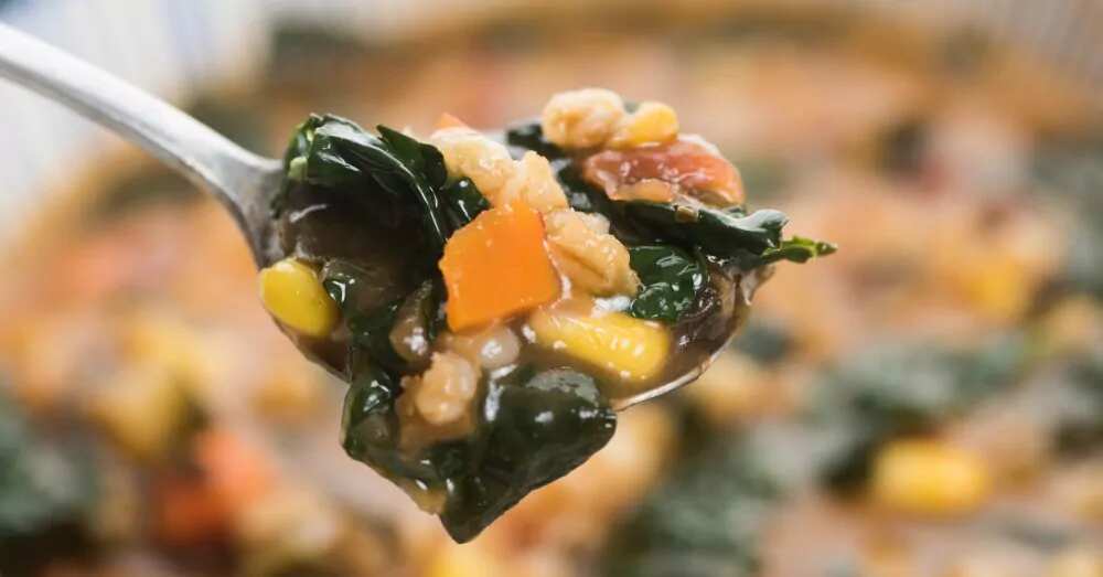 How to make Sweet Potato Kale And Barley Soup Recipe