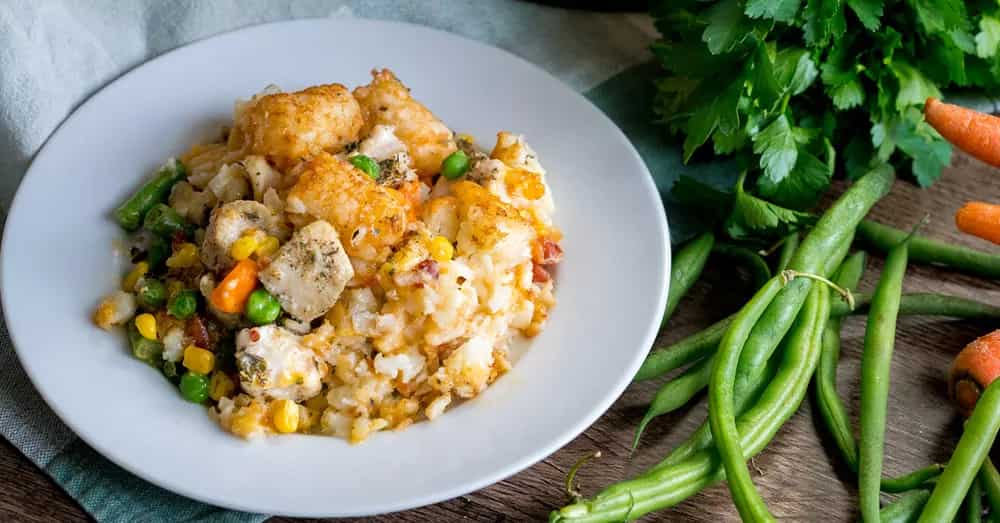 How to make Slow Cooker Chicken Tater Tot Casserole Recipe