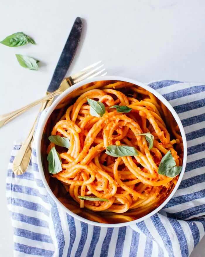 How to make Creamy Marinara Sauce Pasta Recipe