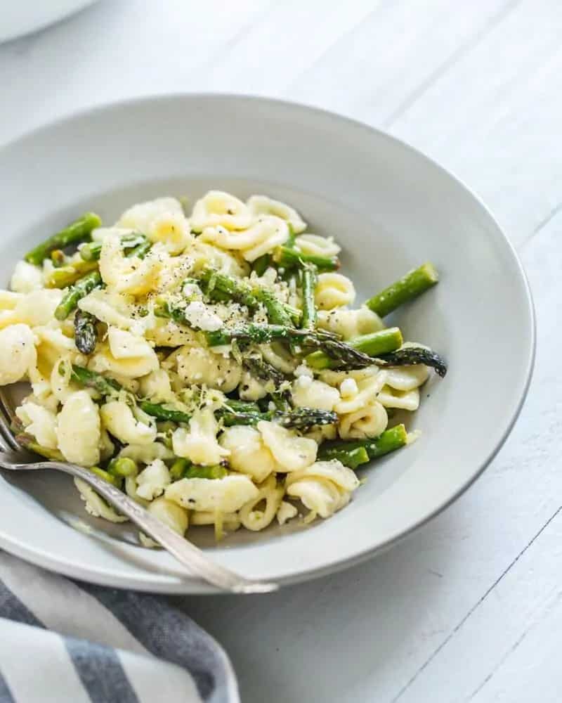 How to make Lemon Asparagus Orecchiette Pasta Recipe