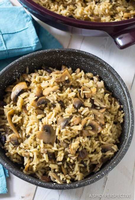 Mushroom Rice Pilaf