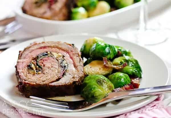 How to make Stuffed Flank Steak With Prosciutto And Mushrooms Recipe