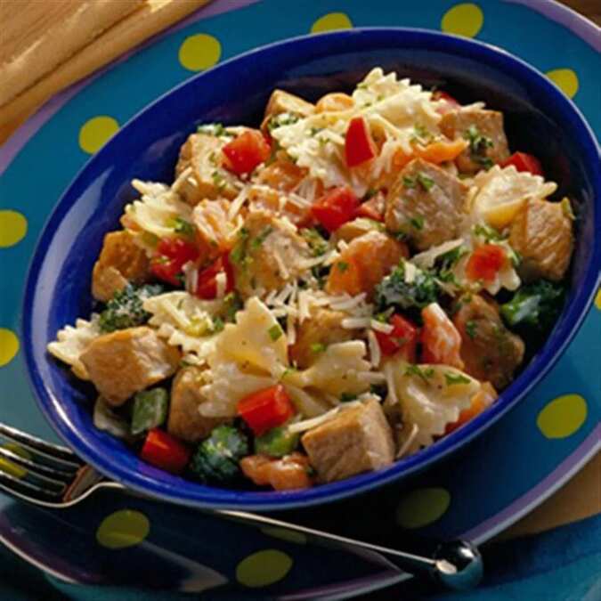 Colorful Bow Tie Pasta