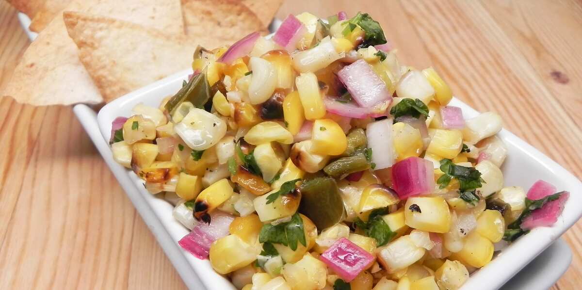 Roasted Corn And Jalapeno Salsa