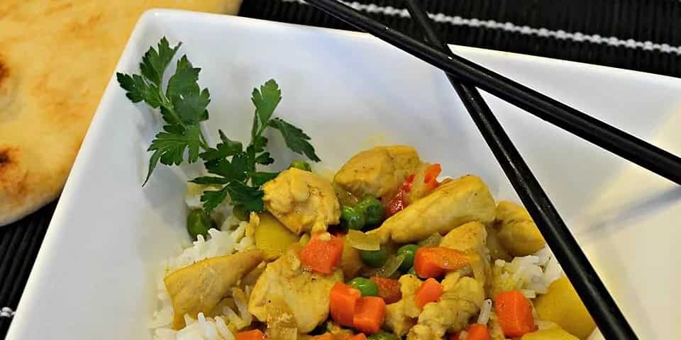 How to make Yellow Curry Chicken With Jasmine Rice Recipe