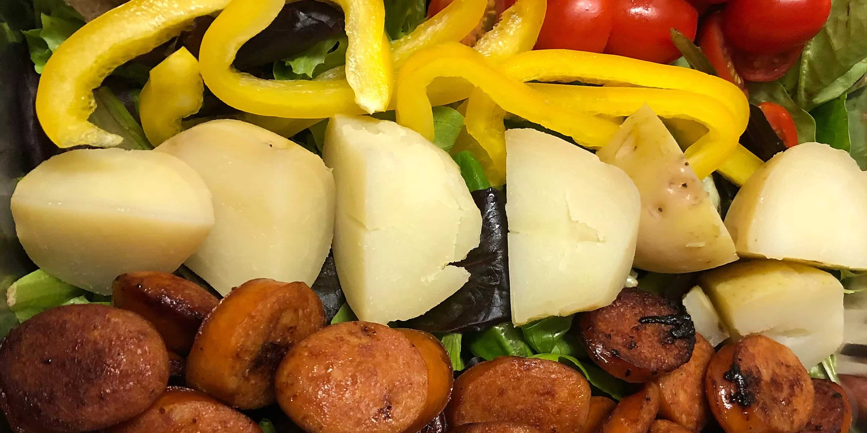 How to make Smoked Sausage Salad Recipe