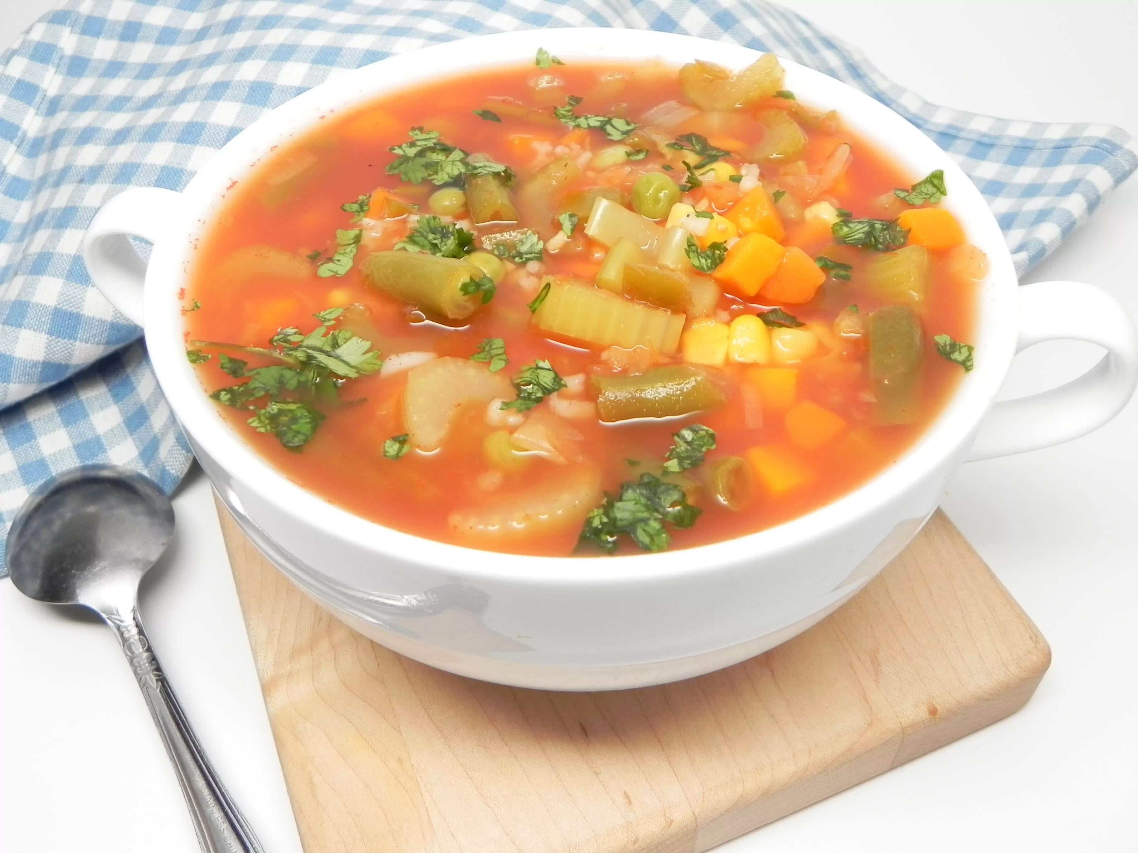 How to make Vegetable Salsa Soup Recipe