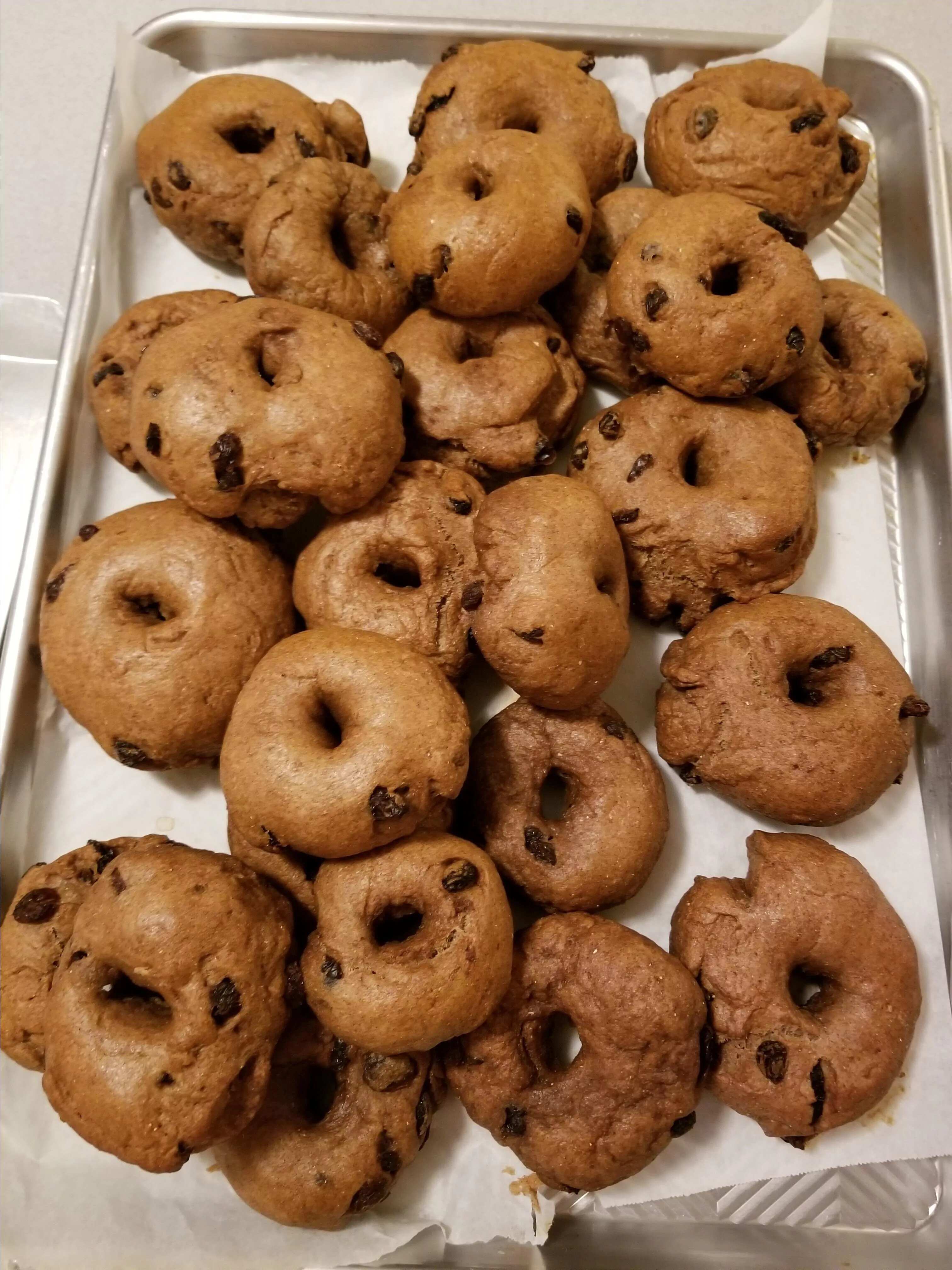 How to make Whole Wheat Cinnamon Raisin Bagels Recipe