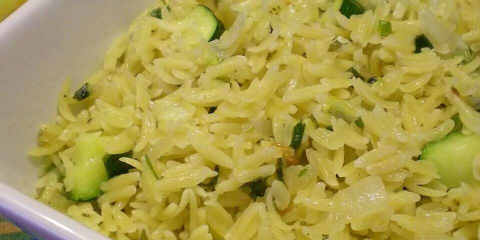 Zucchini Orzo