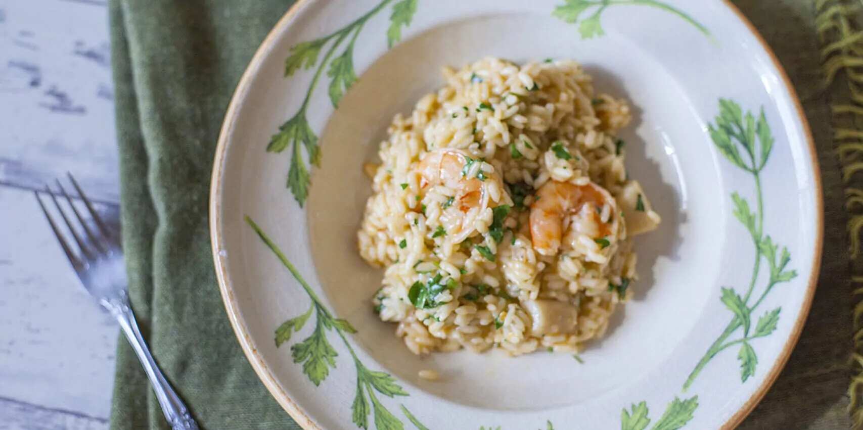 How to make Italian Shrimp And Scallop Risotto Recipe