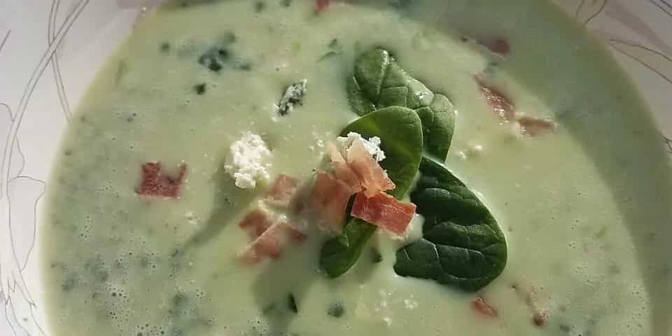 How to make Spinach And Blue Cheese Soup Recipe