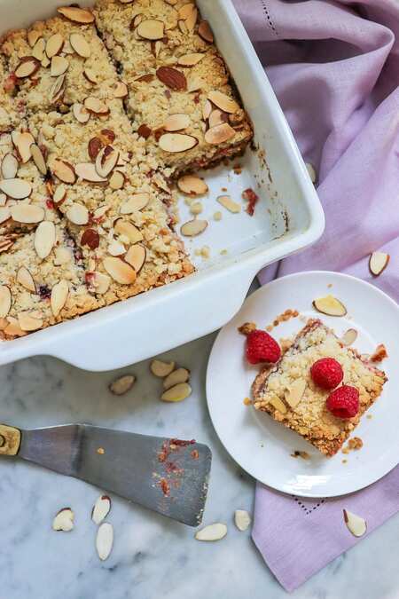 Raspberry Squares For Junior Chefs