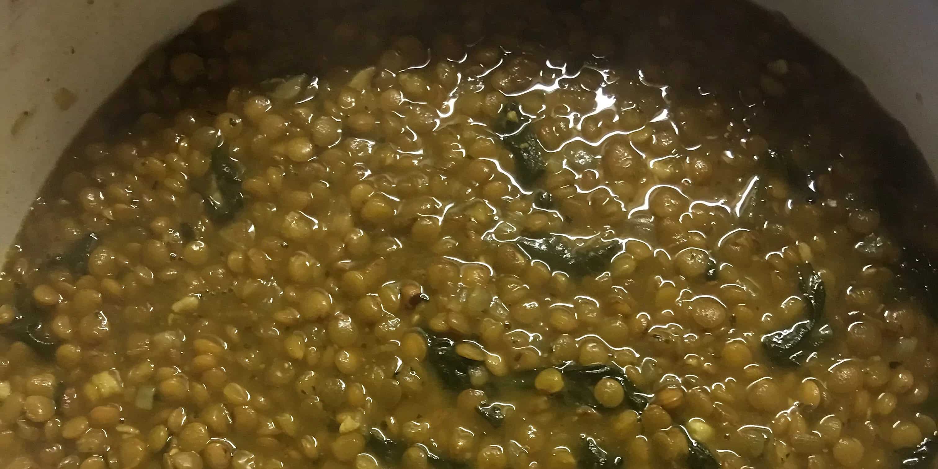 How to make Syrianstyle Lentil And Spinach Soup Recipe