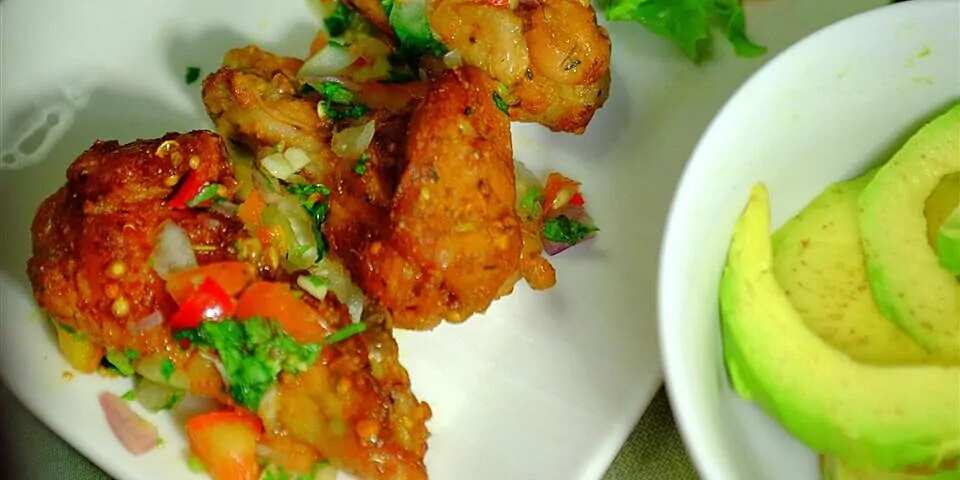 Mexican Buffalo Wings With Salsa Sauce