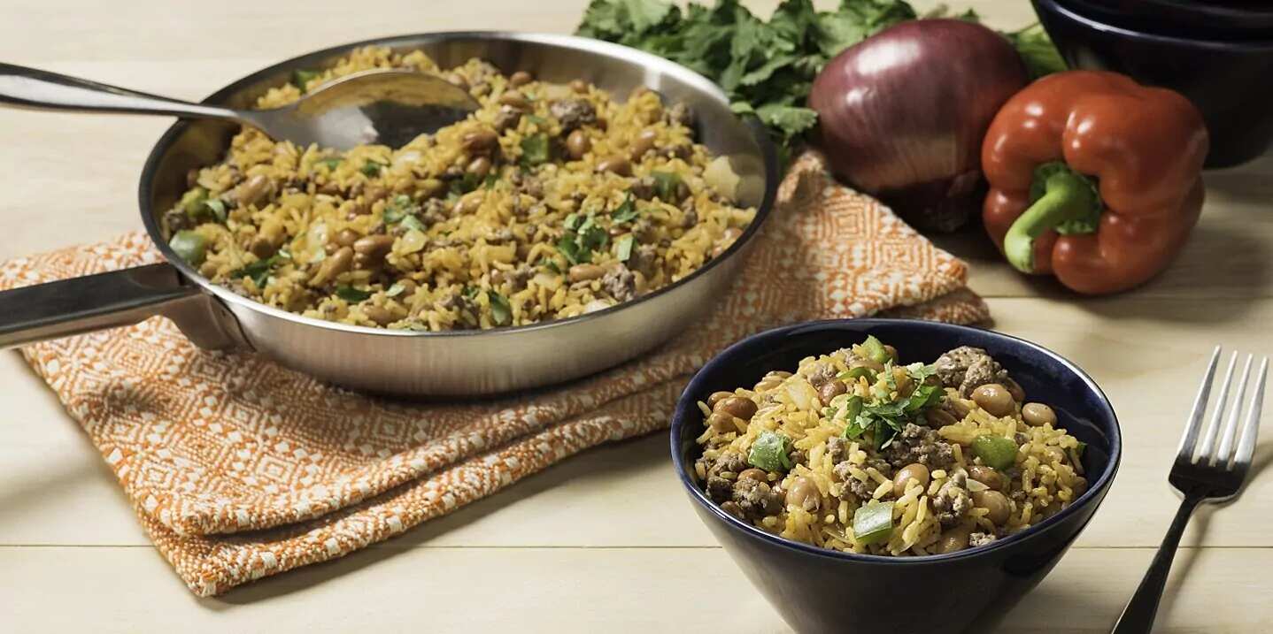 How to make Spanish Style Beef & Rice Recipe