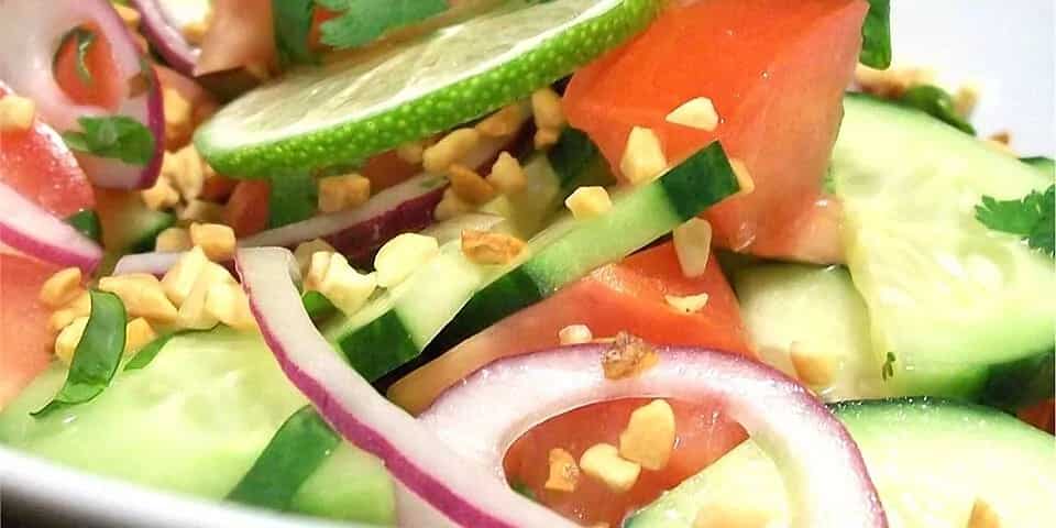 How to make Thai Cucumber Tomato Salad Recipe
