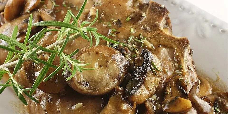 How to make Veal Chop With Portabello Mushrooms Recipe