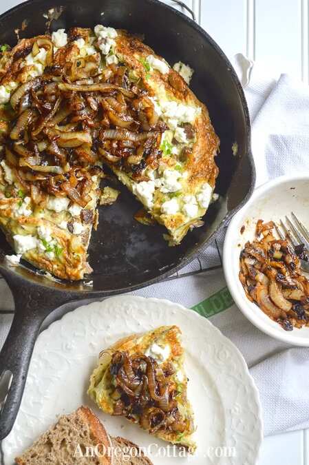 Potato and Caramelized Onion Frittata