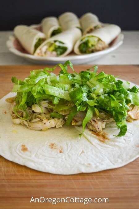 & Chicken Caesar Wraps