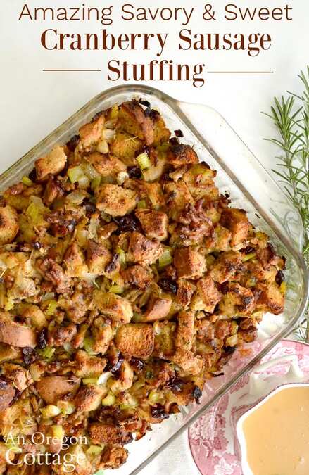Sausage Cranberry Stuffing Dressing