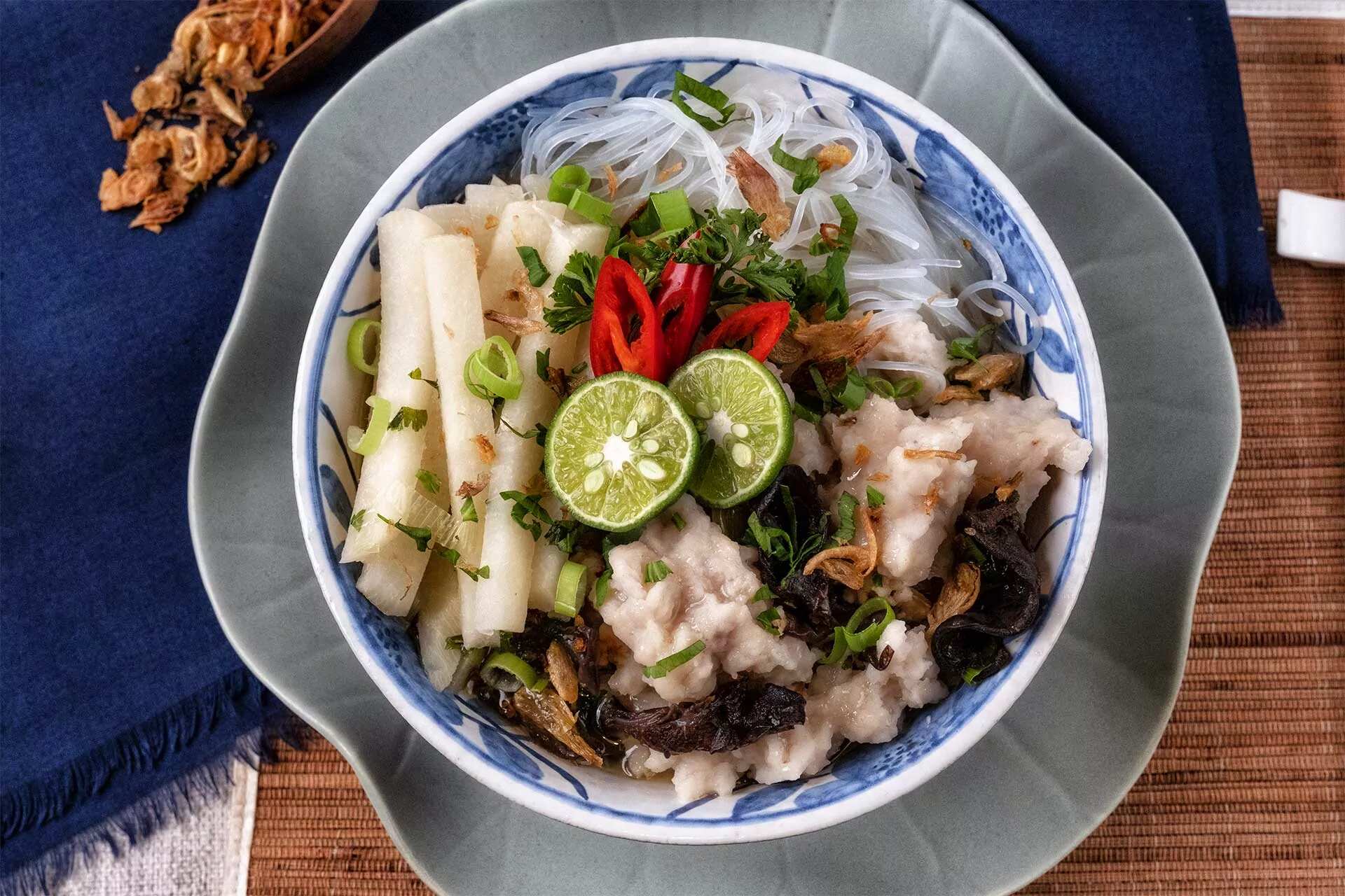 How to make Indonesian Mackerel Meatballs & Vermicelli Recipe