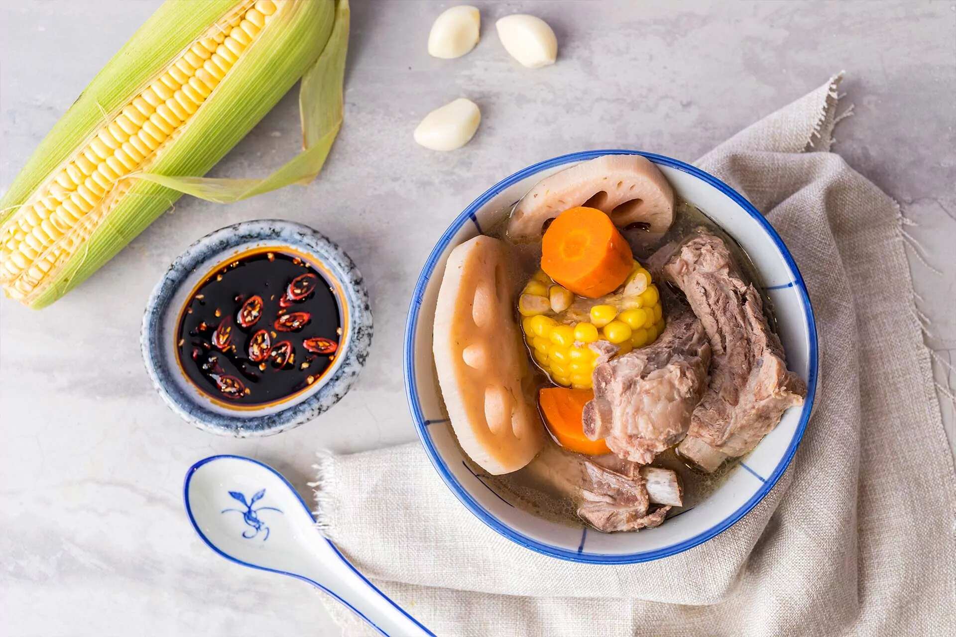 How to make Chinese Lotus Pork Rib Soup Recipe