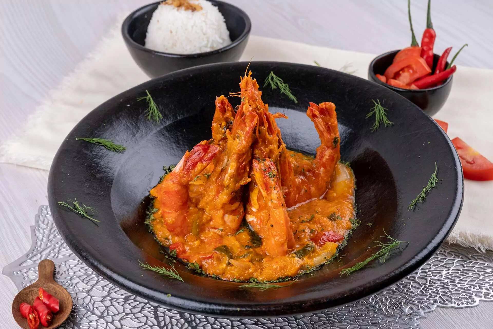 How to make Shrimp With Padang Sauce Recipe