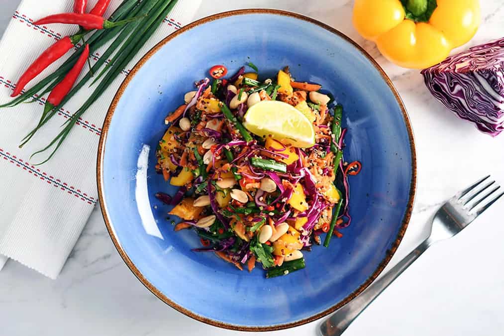 Zesty Thai Style Tri-Colored Quinoa Salad Zesty Thai Style Tri-Colored Quinoa Salad