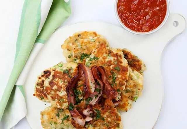 Asparagus And Sweet Corn Fritters
