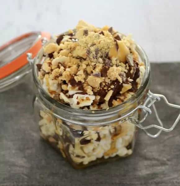How to make Salted Caramel Popcorn Sundae Recipe