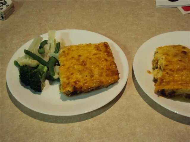 Steak And Corn Slice