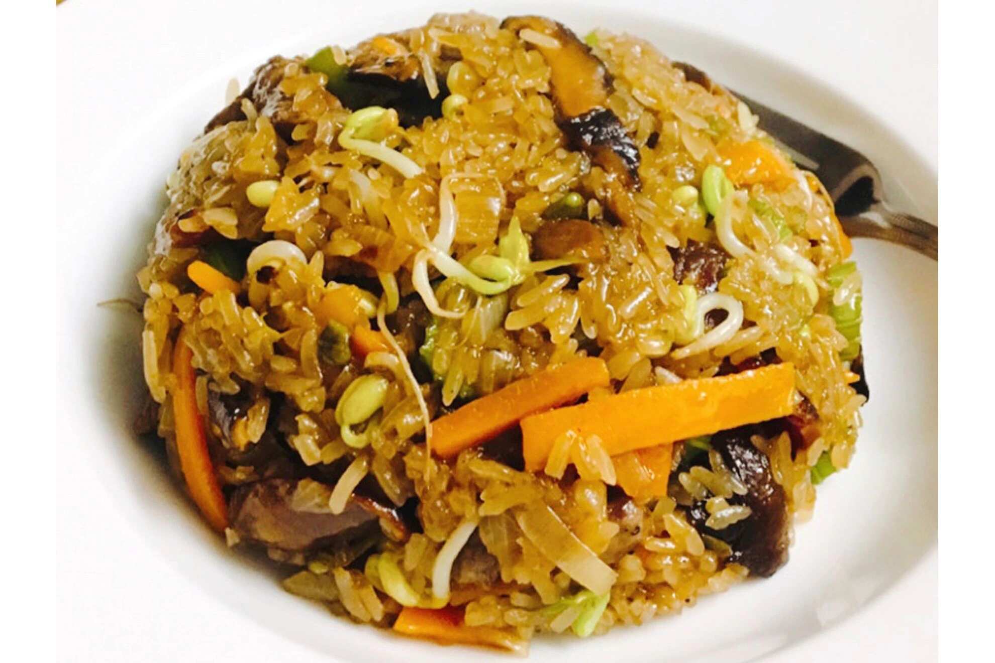 How to make Sticky Rice With Chinese Sausage Recipe