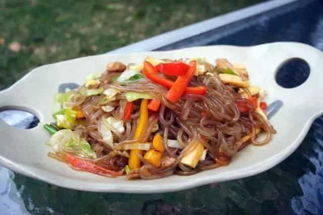 How to make Sweet Potato Noodles Spiced With Gochujang Recipe