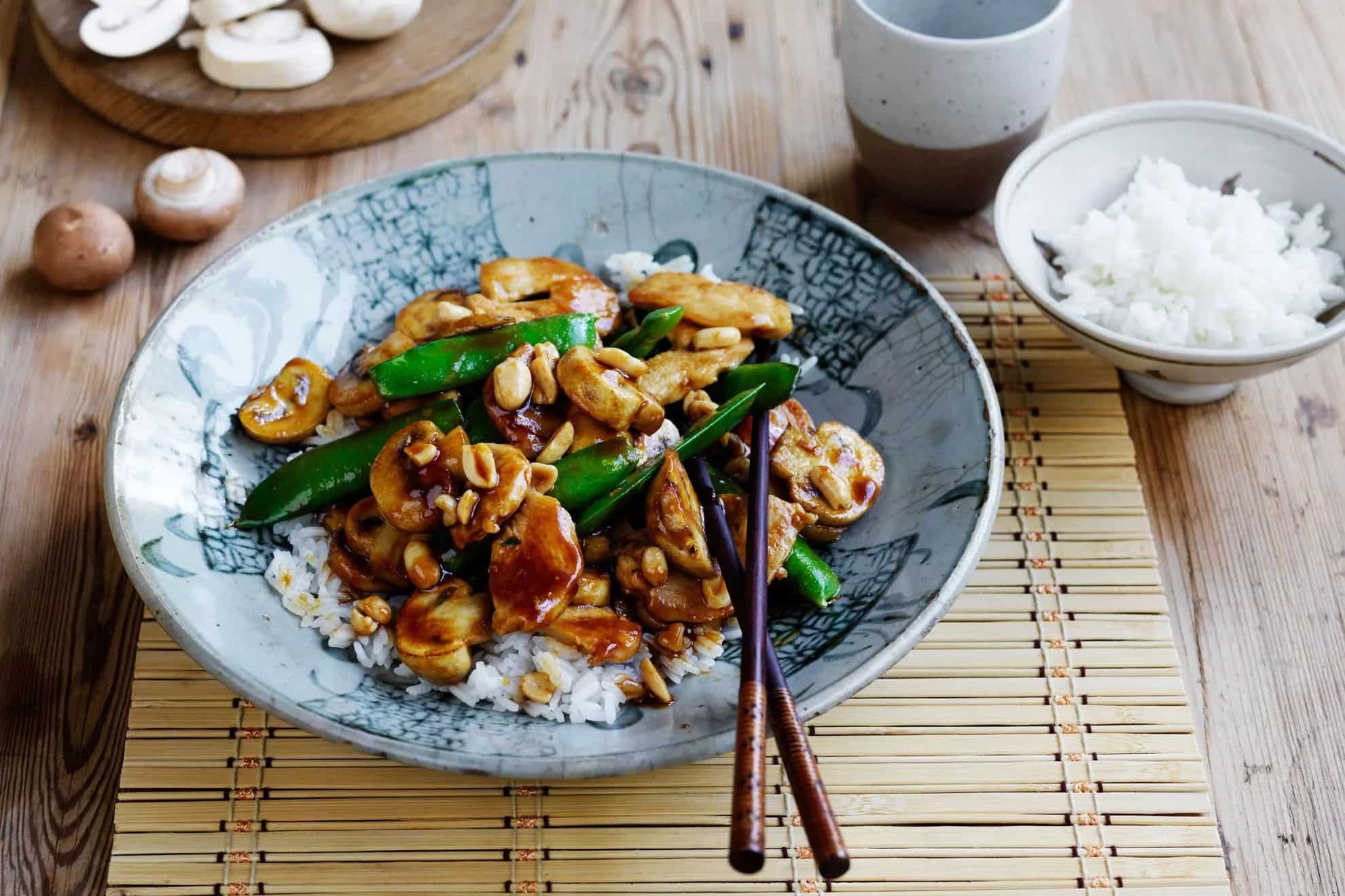 How to make Hoisin Mushroom And Chicken Stir Recipe