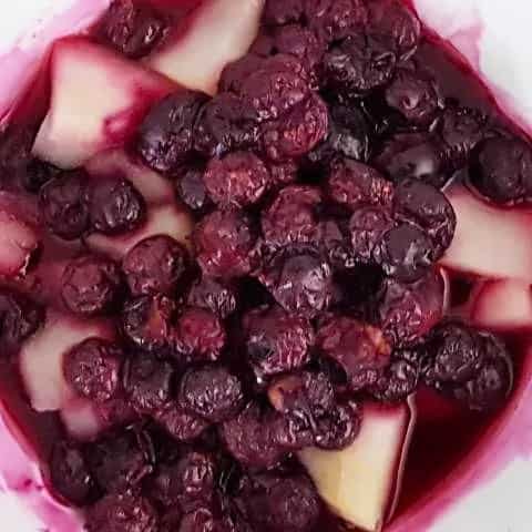 How to make Super Simple Pear And Berry Compote Recipe