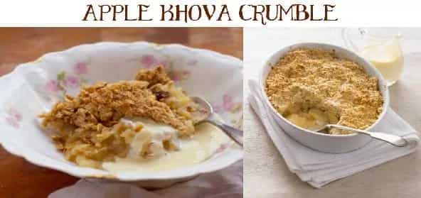 How to make Apple Khova Crumble Recipe