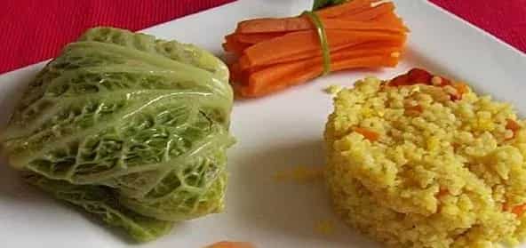 How to make Bulgur With Meat Stuffed Cabbage Recipe
