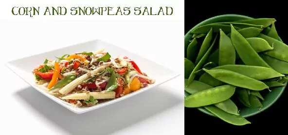 Corn And Snowpeas Salad