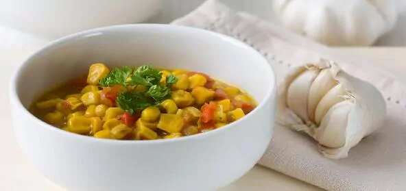 Corn Curry In Coconut Milk