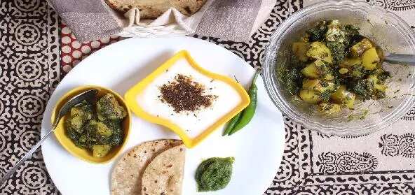 Easy Aloo Palak