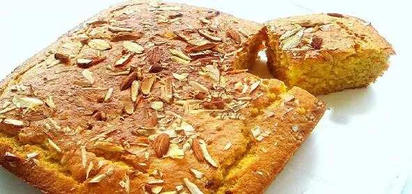 Eggless Orange Cornbread