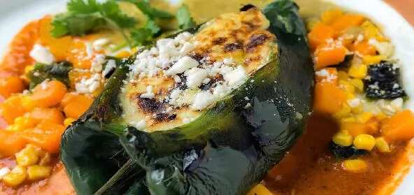 How to make Stuffed Capsicum With Corn Recipe