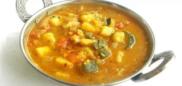 How to make Zucchini Poricha Kootu Recipe
