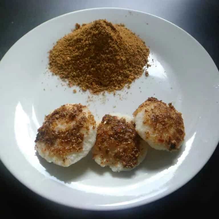 How to make Andhra Nalla Karam Podi For Idli Recipe